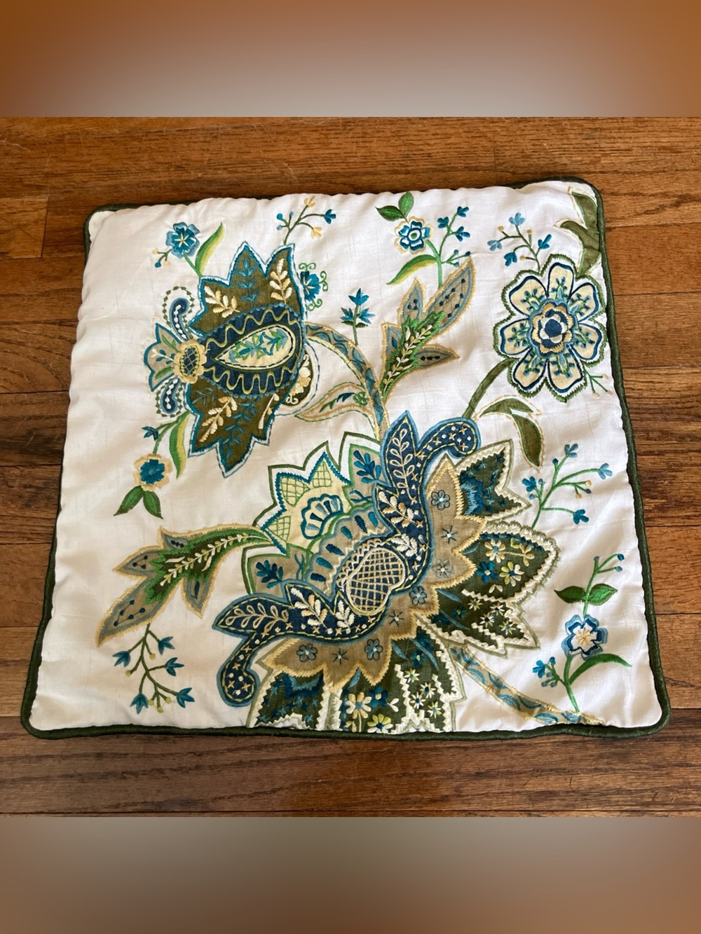 pier 1 pillow cover paisley